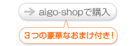 aigo-shopで購入。３つの豪華なおまけつき！