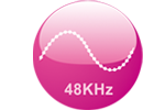 サンプリングレートは最大48KHz